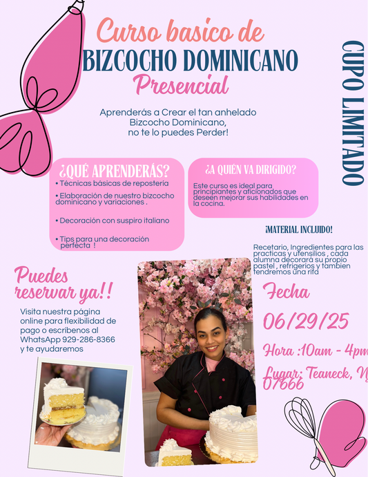 Bizcocho Dominicano Presencial